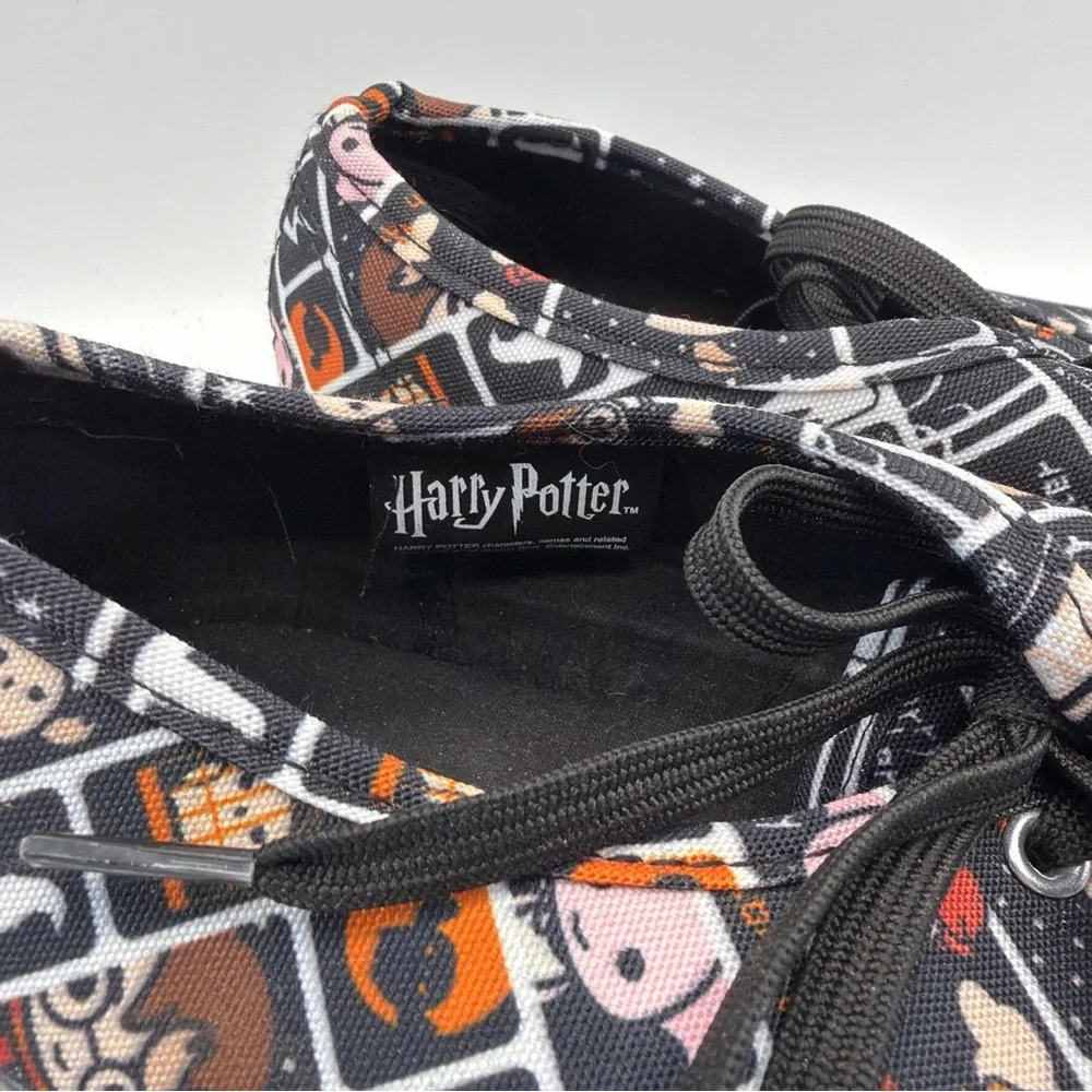 Women's‎ Black Patterned Sneakers